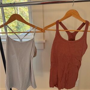 Lululemon tank tops (both size 6) - buy the pair for $15!
